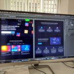 Web Design - grey flat screen computer monitor