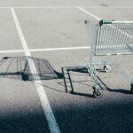 Shopping Cart - gray shopping cart