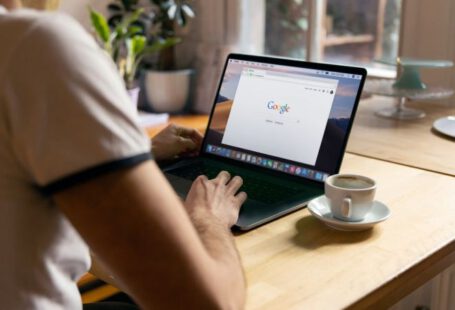 Google Chrome - person using black laptop computer