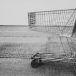 Shopping Cart - grey shopping cart
