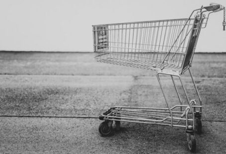 Shopping Cart - grey shopping cart